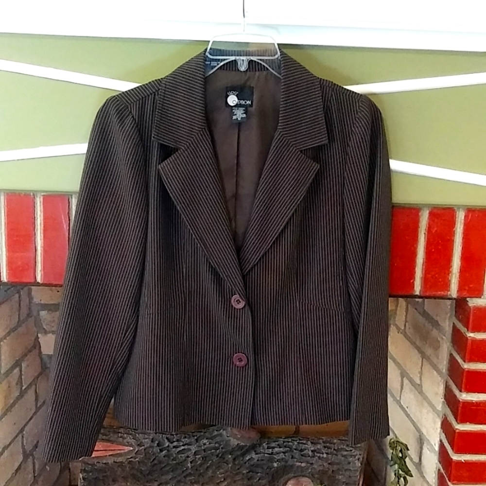 Pin Striped Lightweight Blazer